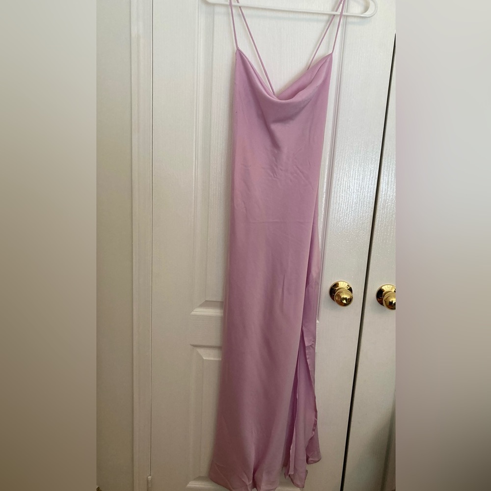 ✨NWT✨ ASTR The Label, strappy Cowl Neck Dress Lilac- Size Large 🤍